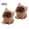 Display Box Collectibles 2Pcs Mini Dog Figurines Cute Resin Puppy Miniature Animal Figures Small Adorable Statue Decorations Ornaments for