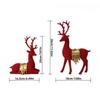European Style Minimalist Christmas Bead Deer Ornament Simulation Resin Home Holiday Desktop Decoration Ornament