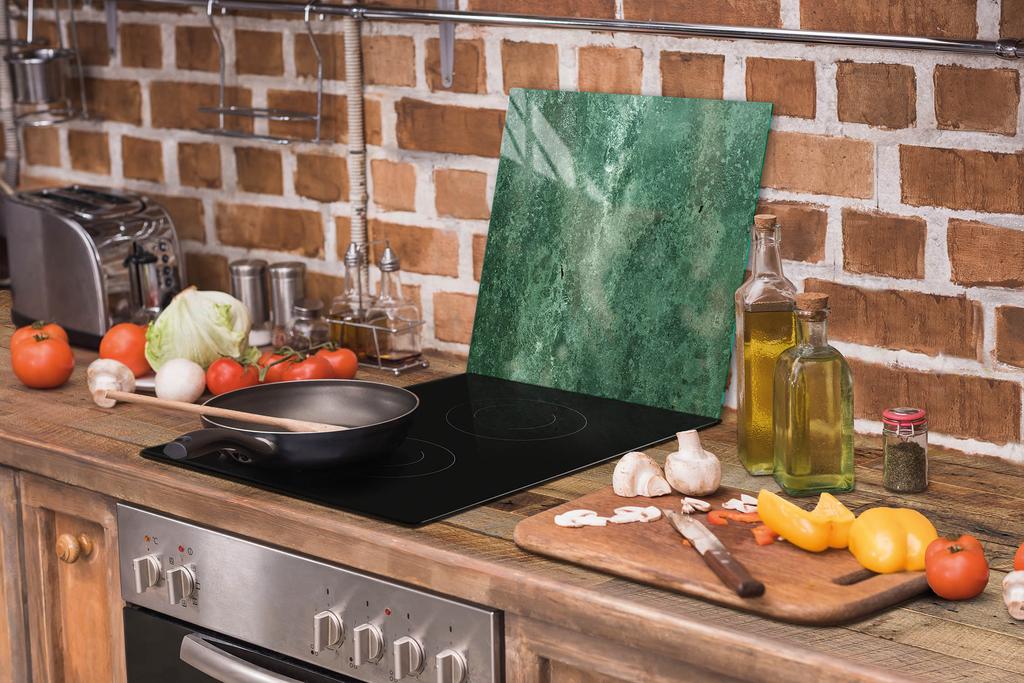 SZKLANA DESKA DO KROJENIA 52x40 TURKUS