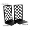 2Pcs Bookends Books Organizer Multifunctional Anti Slip Base Desktop Book Holder Journal