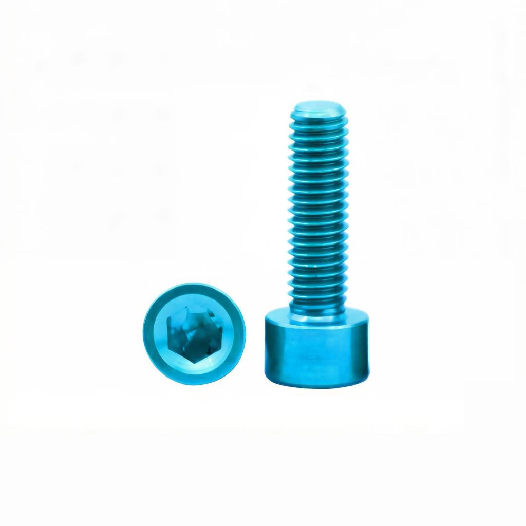 5pcs M3 M4 M5 M6 Colourful Aluminum Hex Socket Cap Head Machine Screw Bolts Aluminum Allen Scerw Length:16/18/20/25/30/40mm