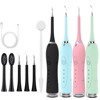 New Electric Sonic Toothbrush Dental Calculus Scaler Rechargeable Portable Tartar Remover Teeth Whitening Stone Stains Cleaner