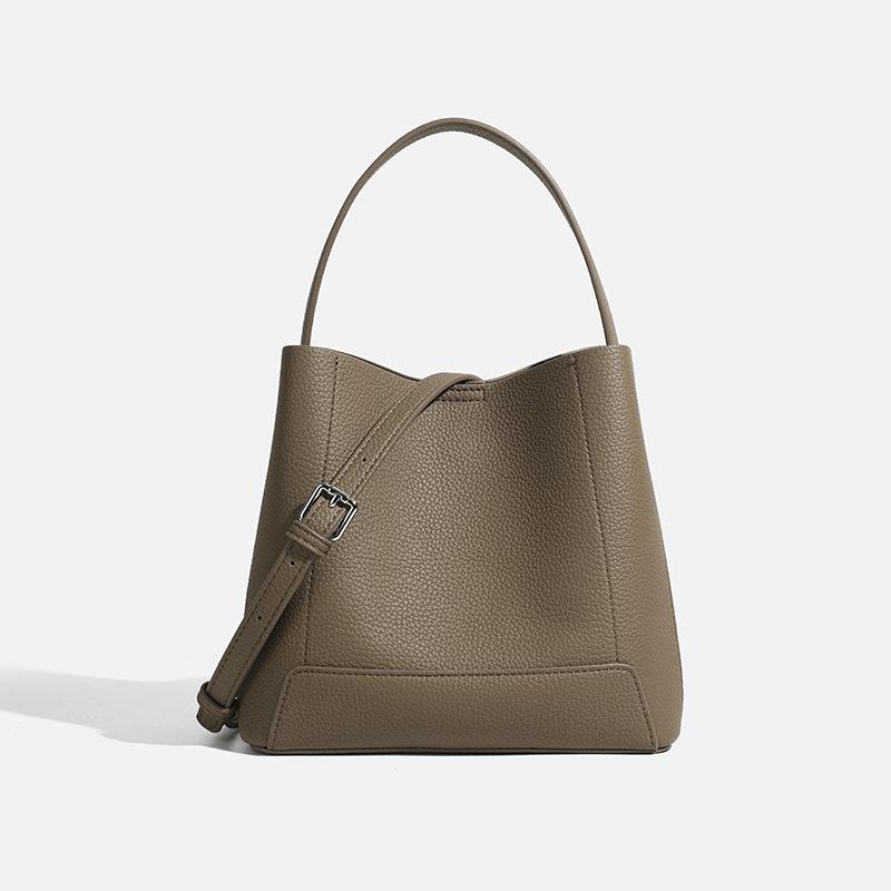 2025 Spring New Niche Handbag Fashionable Large Capacity Mother-and-Child Bag High-End Single-Shoulder Crossbody Bucket Bag