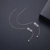 LUOTEEMI New 2025 Girls Chain Tassel Earrings Fashion Ear Wire Cubic Zirconia Earring Jewelry for Women