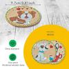 8 Pieces/set of Diamond Painted Dog Patterned Coasters, DIY Coasters with Holder, Suitable for Beginners and Adults, Art and Craft Supplies Gifts