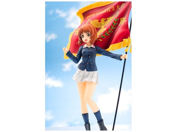 

Девушки и танки Нисидзуми Флаг Чемпионата Национального Турнира Танкового Искусства Масштабная ПВХ Фигурка Фильм Михо, Вер.. 1/7 Предварительно окрашенный