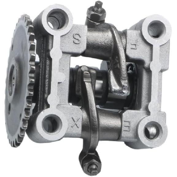 A9 Camshaft And Standard Cam And Rocker Compatible With GY6 50cc 80cc 100cc 139QMB 139QMA Compatible with And Karts(9 HOLE CAM)