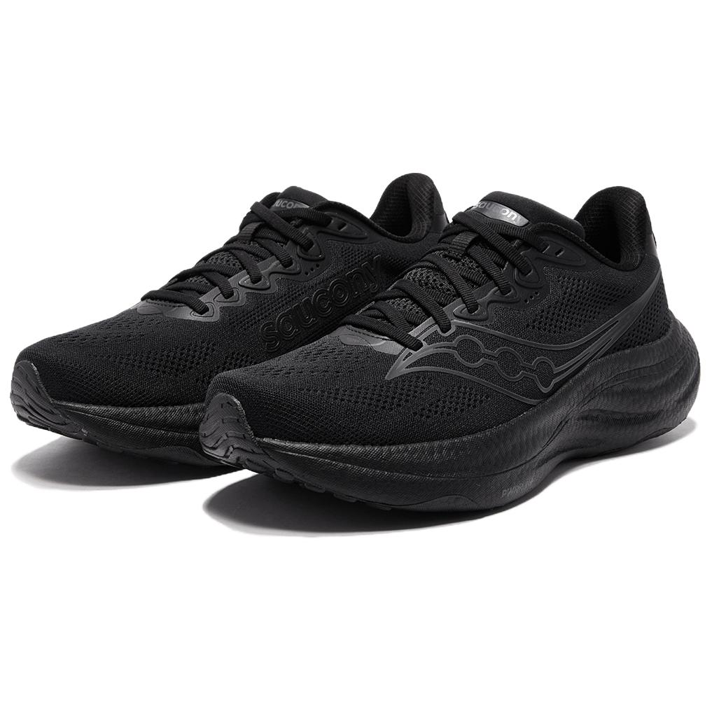 SAUCONY Scarpe da Corsa Casual Unisex Ride 19 Comode Versatili Traspiranti Sneaker Nere S102139-1001
