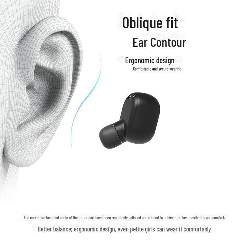 Wireless A6s Bluetooth Headset: Cross-Border Exclusive, Mini Portable with Noise Reduction for Sports, Running, and Long Battery Life.