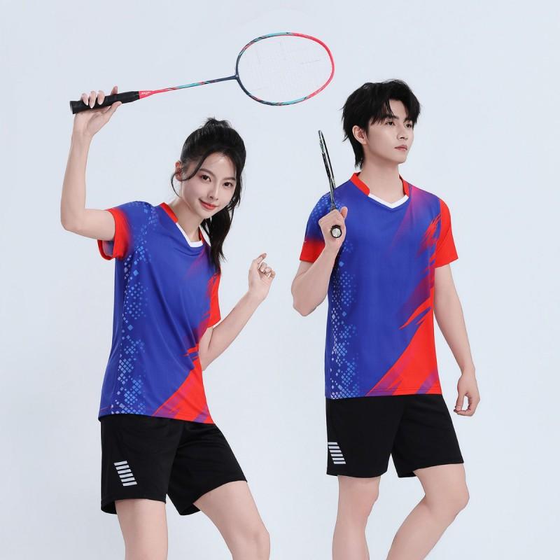 Quick-Dry Badminton Sportswear Set Couples Breathable Performance Wear Lightweight Unisex Athletic Apparel