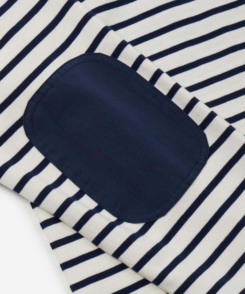 FRIZMWORKS Patch Stripe Boat Neck 004 _ Ivory