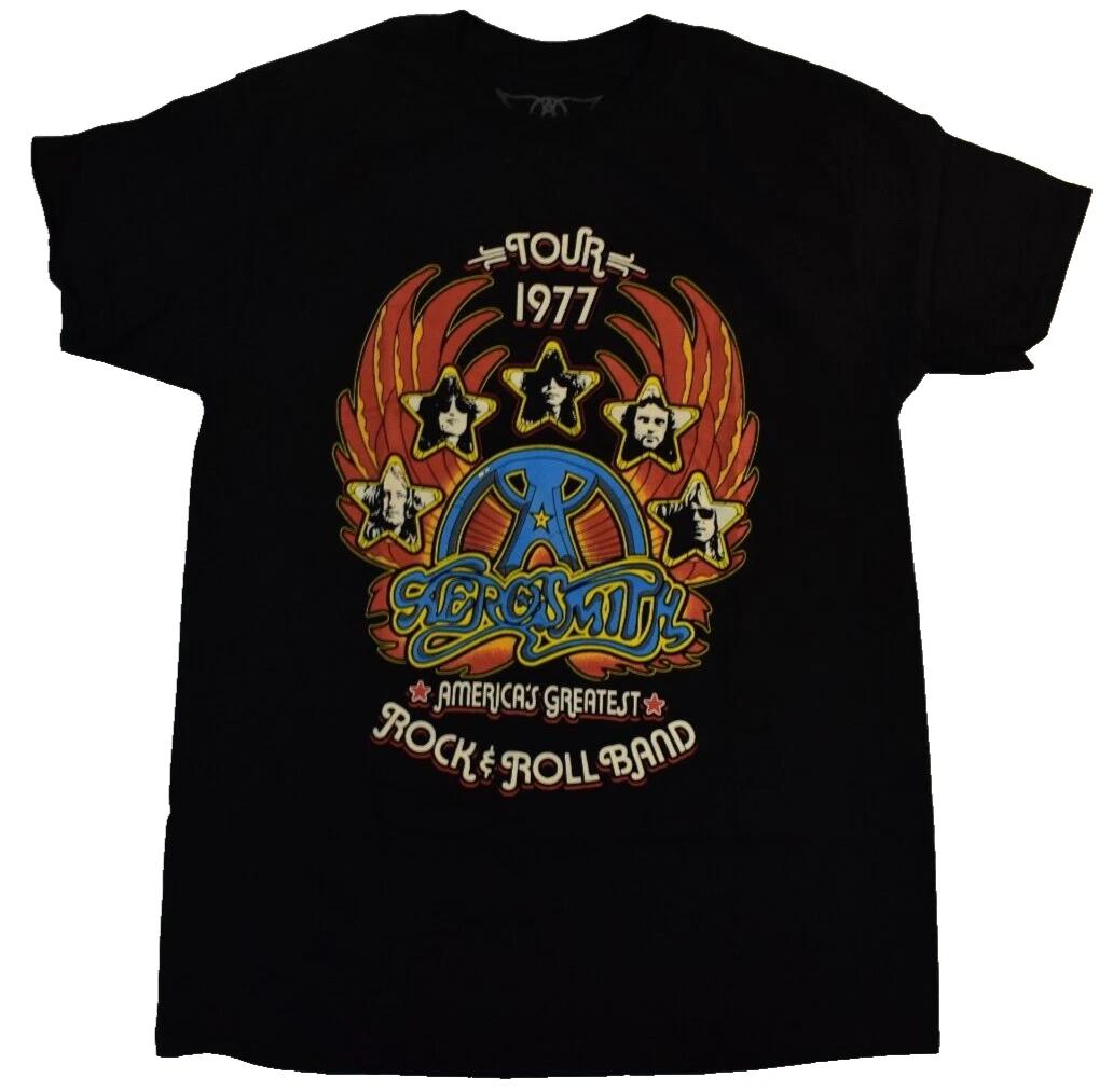 Aerosmith Mens America s Greatest Rock & Roll Band Shirt New M M