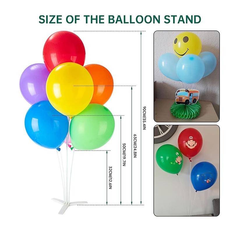 6X Balloons Stand Wedding Table Balloon Holder Column Balloon Stick Party Decor