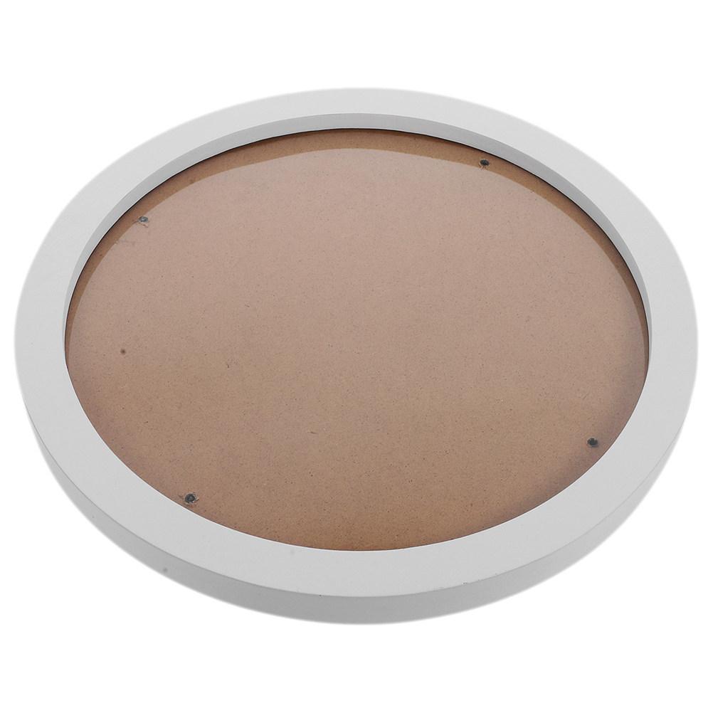 Sturdy Round Wood Picture Frame Wall Hanging Decorative Photo Frame for Living Room Wall Mounted Decor Photo Frames