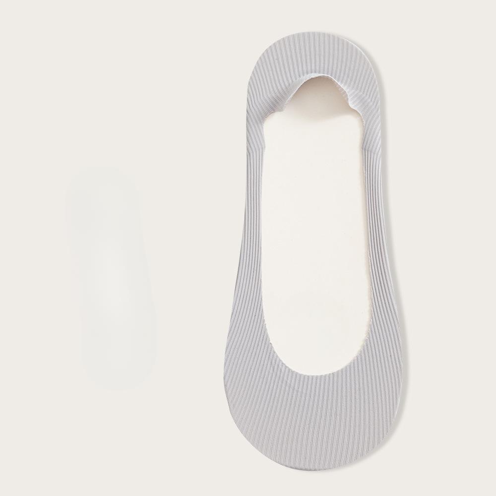 Women's Spring and Summer Thin Silicone Non Slip Heel Invisible Socks