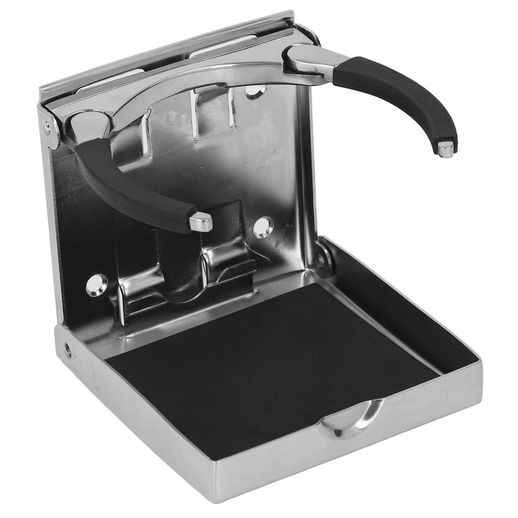 Foldable Cup Holder Water Drink Cup Stand Stainless Steel Mount for Boat Yacht Car