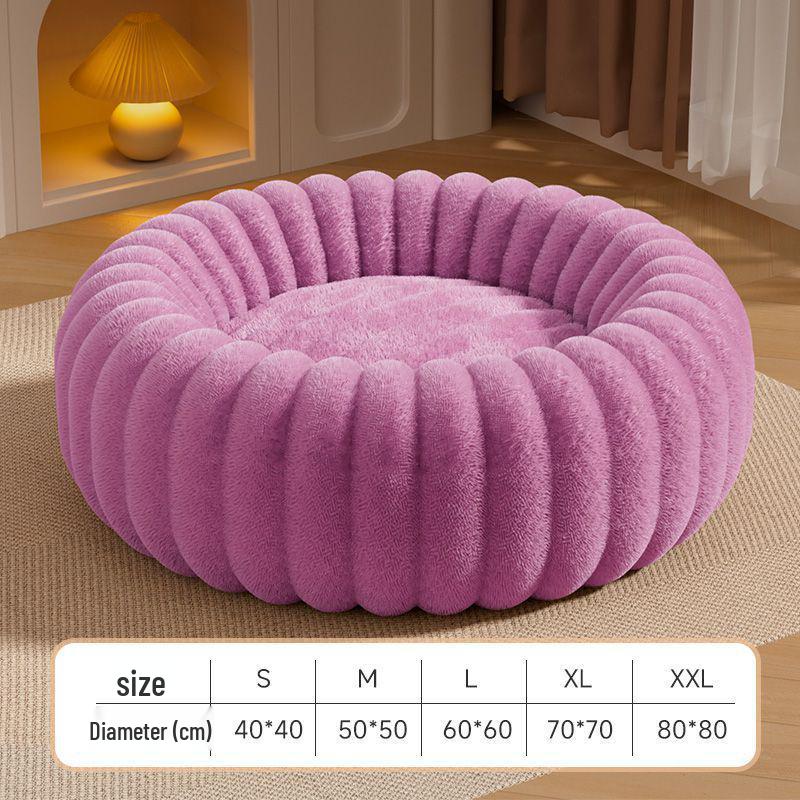 Cozy Winter Cat Nest: Warm Multi-Nest Bed for Kittens & Families