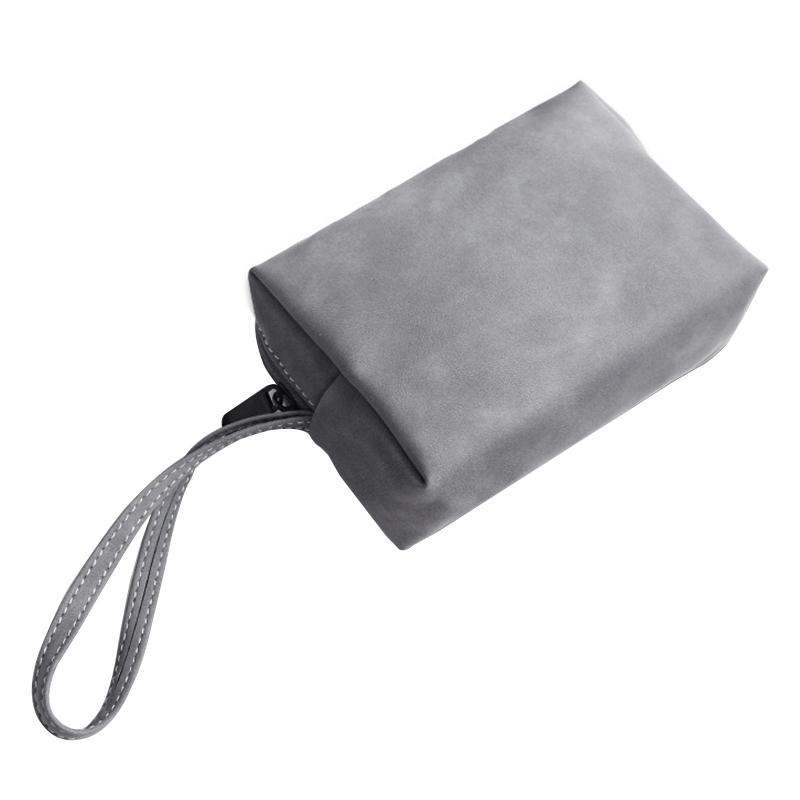 

Power Bank Cable Flash Drive PU Leather Storage Bag Electronic Organizer A