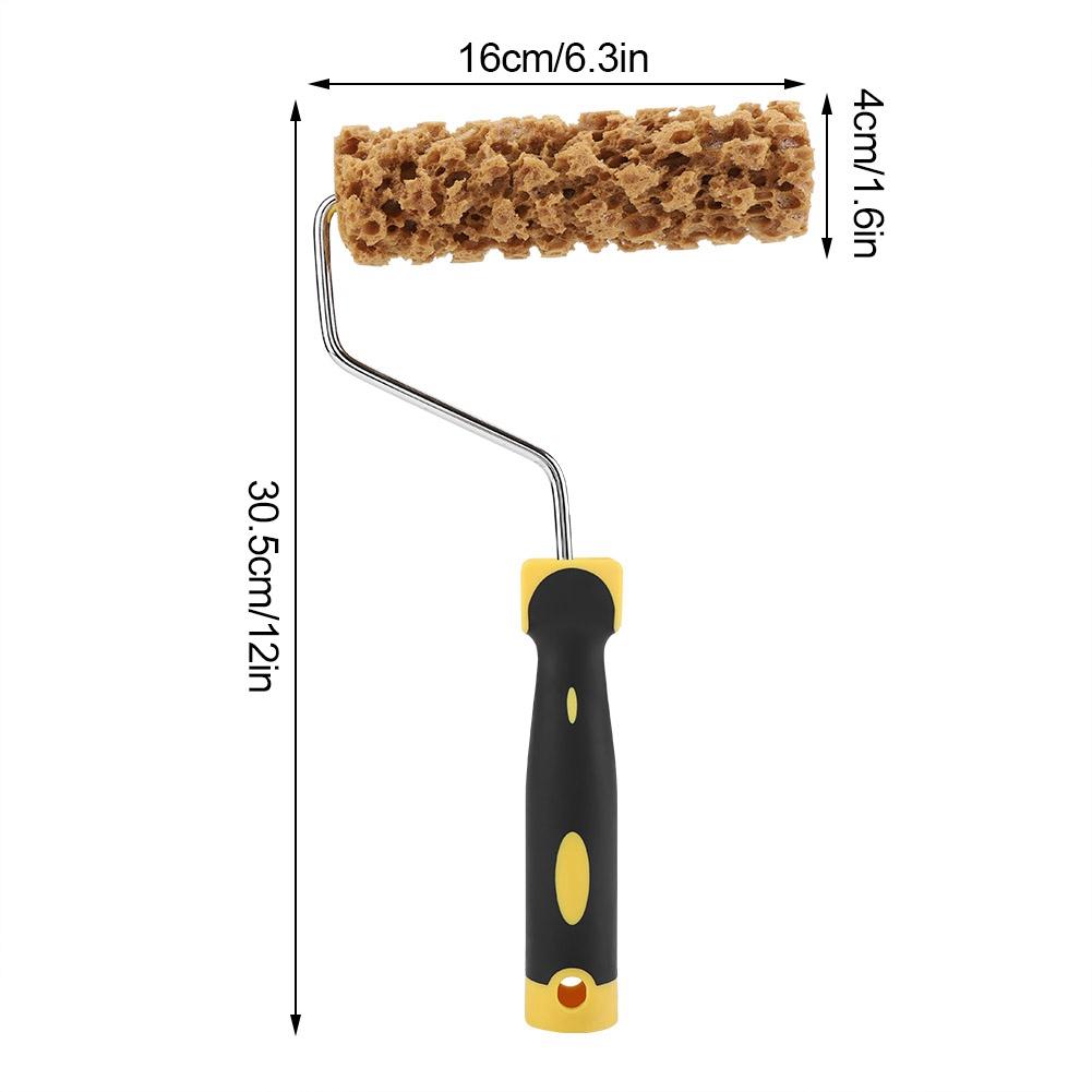 Paint Roller, Texture Pattern   Paint Roller Frame   with Handle for House Wall Painting