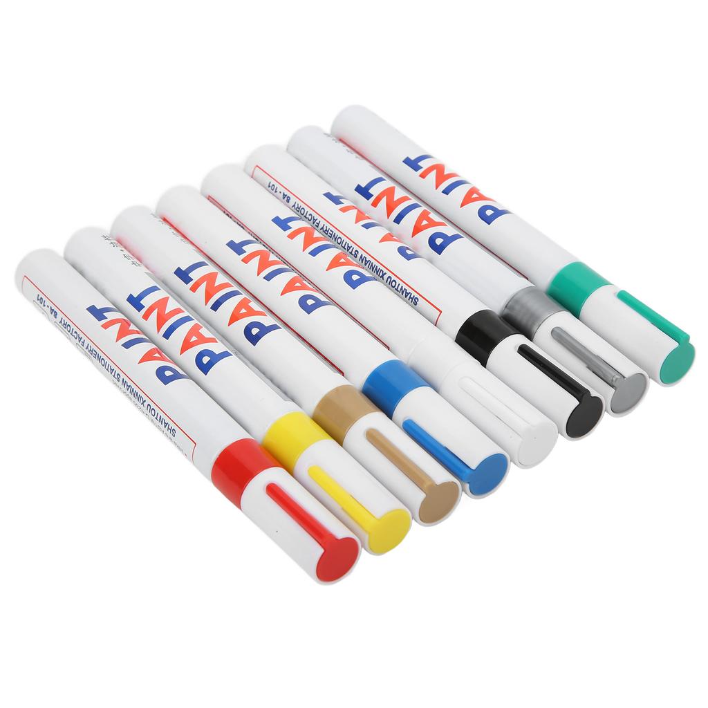 8Pcs Whiteboard Pen Multifunctional Colorful Fast Drying NonToxic Painting Marker for Graffiti Writing