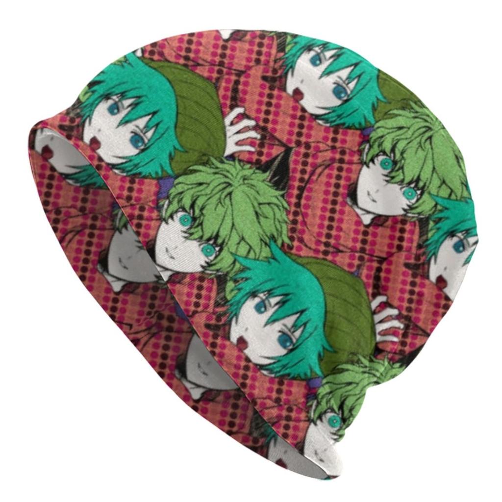 Warm Unisex Women Knitted Hats Adult Unisex Horror Game YTTDED Anime Skullies Beanies Caps Your Turn To Die Humor Bonnet Hats