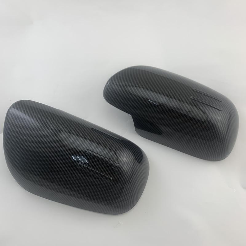 YOYO ABS Chrome Car Accessories Door Mirror Cover Trim Paste Style Carbon For Toyota Auris Vitz 2006 2007 2008 2009 2010 2011