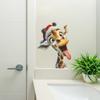 Static Cling Wall Stickers Funny Cute Giraffe for Kids Room Bedroom Home Decor