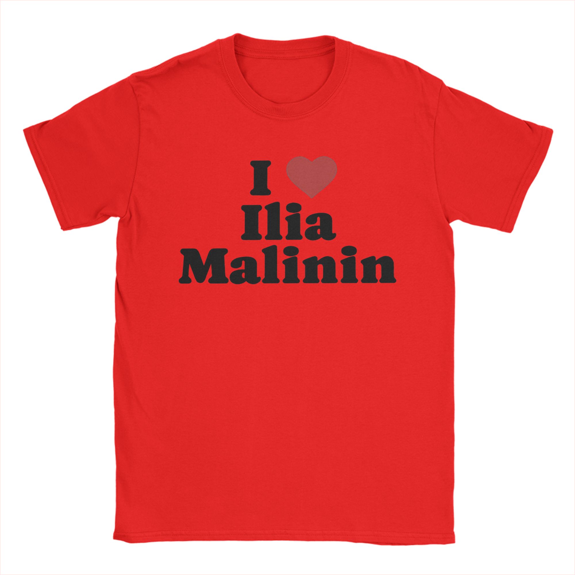 

Unisex TShirt I Love Ilia Malinin Figure Skating Fun 100 Cotton Tees Short Sleeve T Shirts Round Collar Clothes Printed S