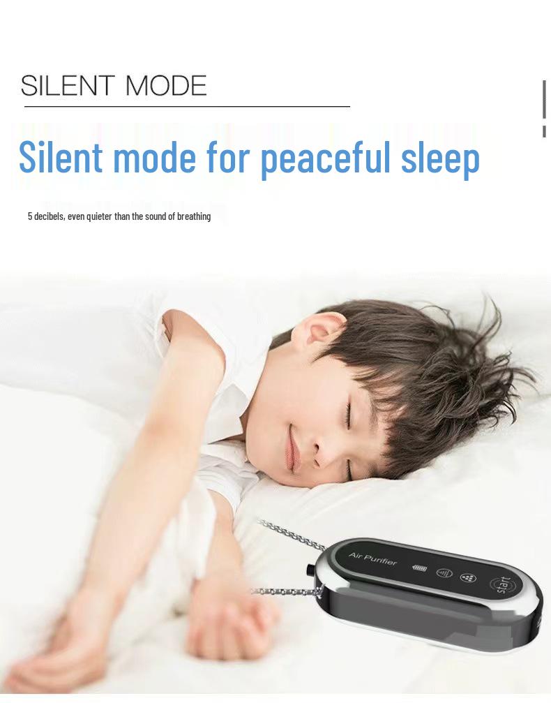 Portable Mini Necklace Air Purifier