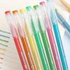 9 Color Gel Pen Set for Layering & Highlighting, Dual Tips for Diaries Notes & Drawing - Large Capacity Office School Supplies