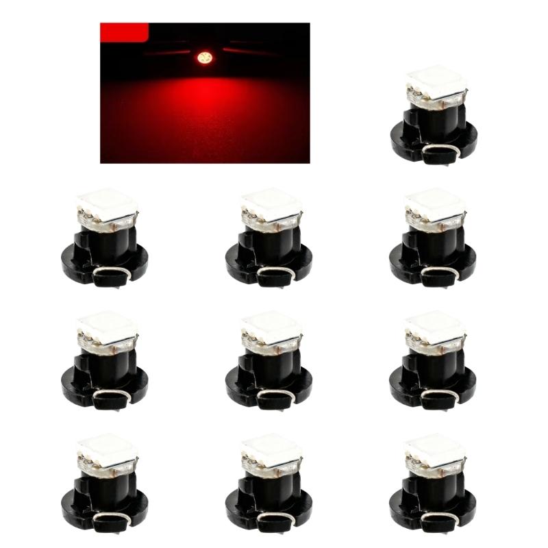 10Pcs T3 4.2 4.7 High Brightness LED Bulb for Car Interior Dashboard Instrument Light Dashboard Warming Indicator