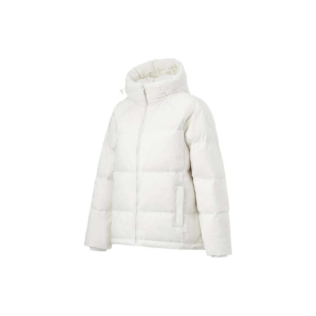 Li Ning Hot Pots Down Collection Down Jacket Women's Champagne White AYMT090-1