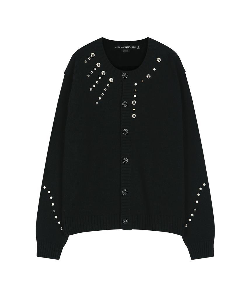 Adsb Andersson Bell Roghen Studded Cardigan (Black)