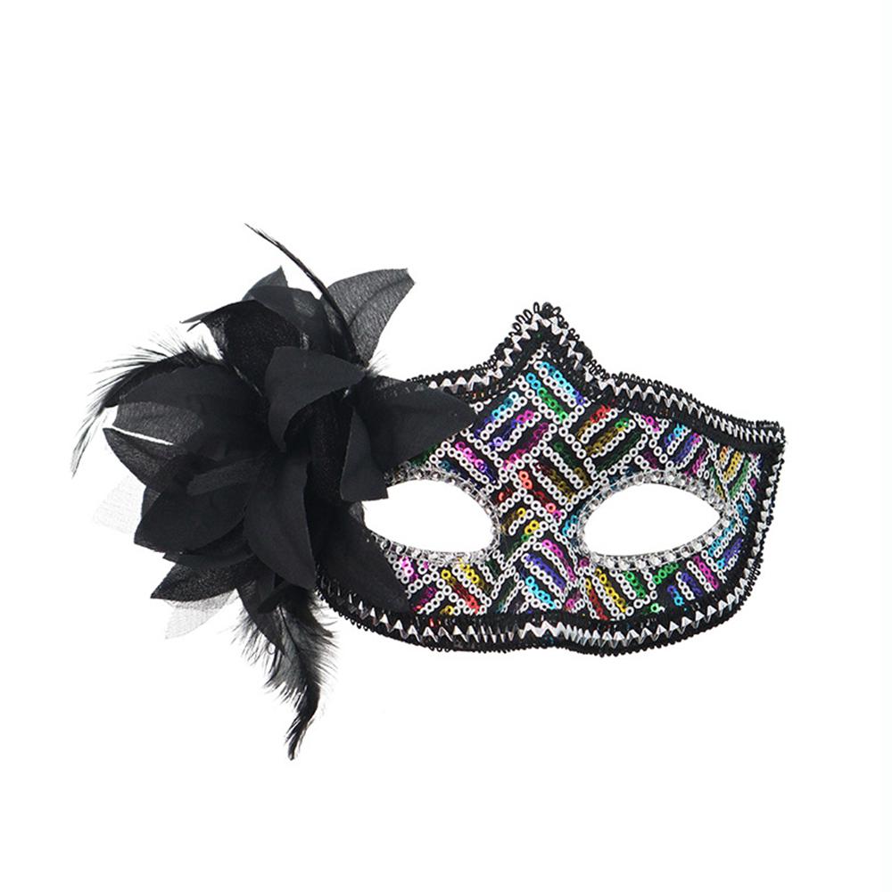 Beauty Princess Mask Colorful Half-Face Mask Masquerade Ball Mask Plastic For Masquerade Ball Halloween Festival