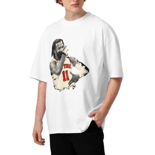 2026 HOT SALE  Jalen Brunson Knicks Shirt _ Unisex Organic Oversized High Neck T-shirt _ New York Basketball Graphic Tee
