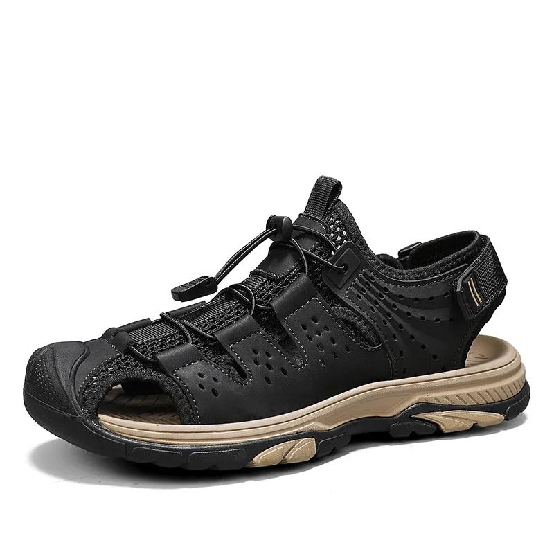 Fashion Summer Breathable Men's Shoes Hollow Sandals Outdoor Beach Sandals Breathable Men Casual Shoes Comfort Male Sneakers Zapatillas