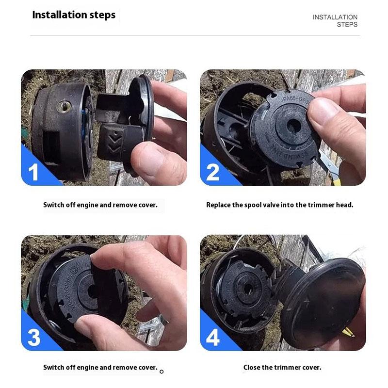 TLH-02 6Pcs Replacement Spool for Hyper Tough 20V Max HT22-401-03-05/HT-19-401-003-06/HT19-401-003-07