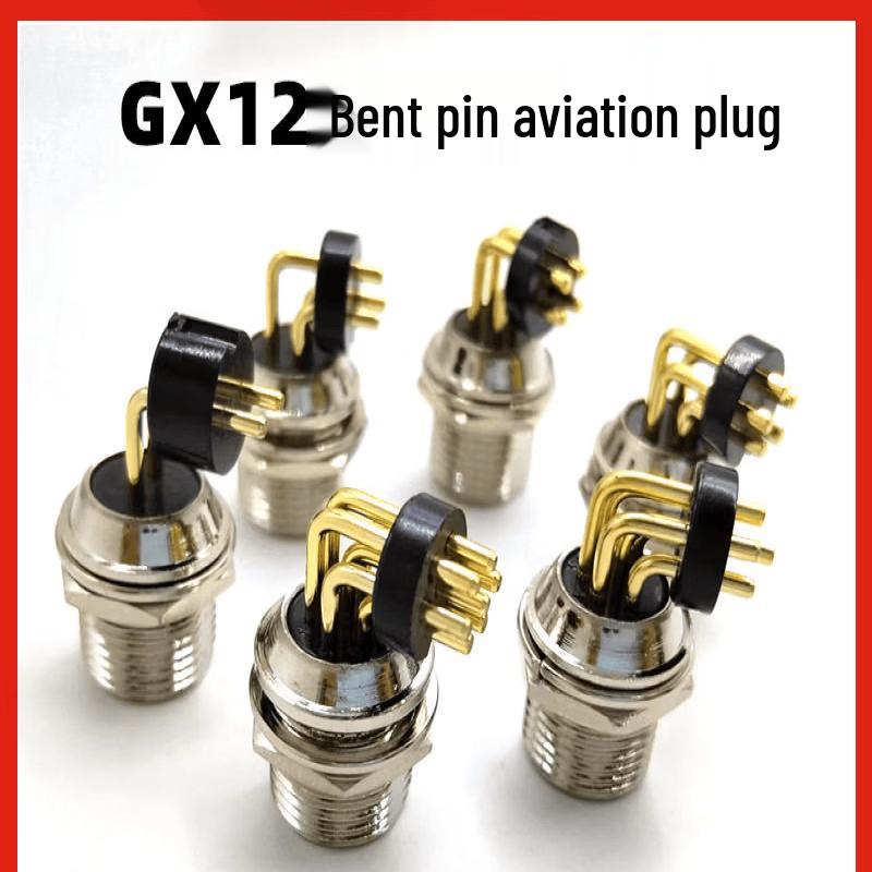 

Aokewen GX12-6P Right-Angle Aviation Connector