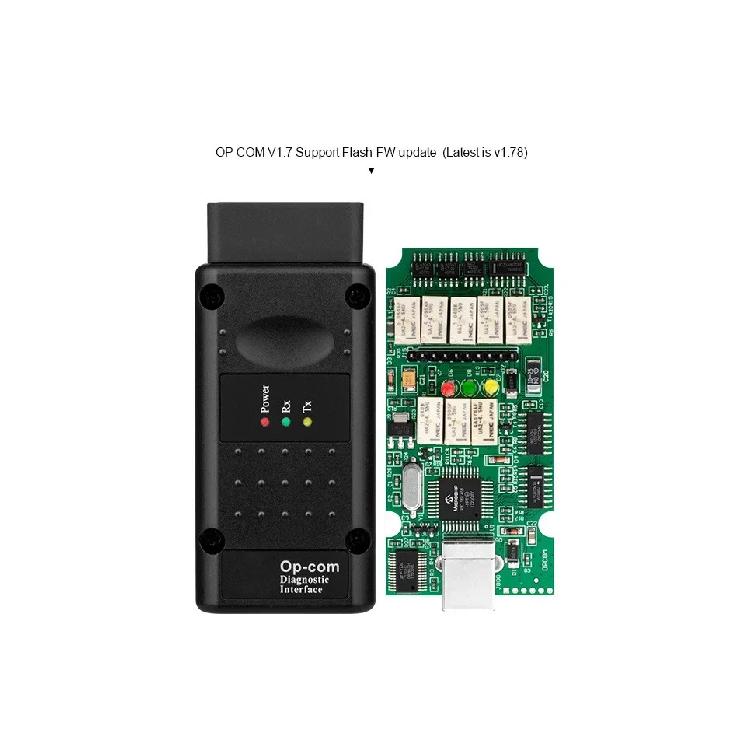 V1.99 OPcom PIC18F458 FTDI V2014 OBD2 car Diagnostic tool for Opel OPCOM flash update 200603A opcom 10-16Pin cable for-opel