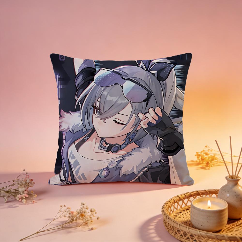 

Fashion HHonkai Star Raful Cushion Cover Comfortable Durable Pillow Cover MultiScene for Home Office Car Sofa 30X30cm