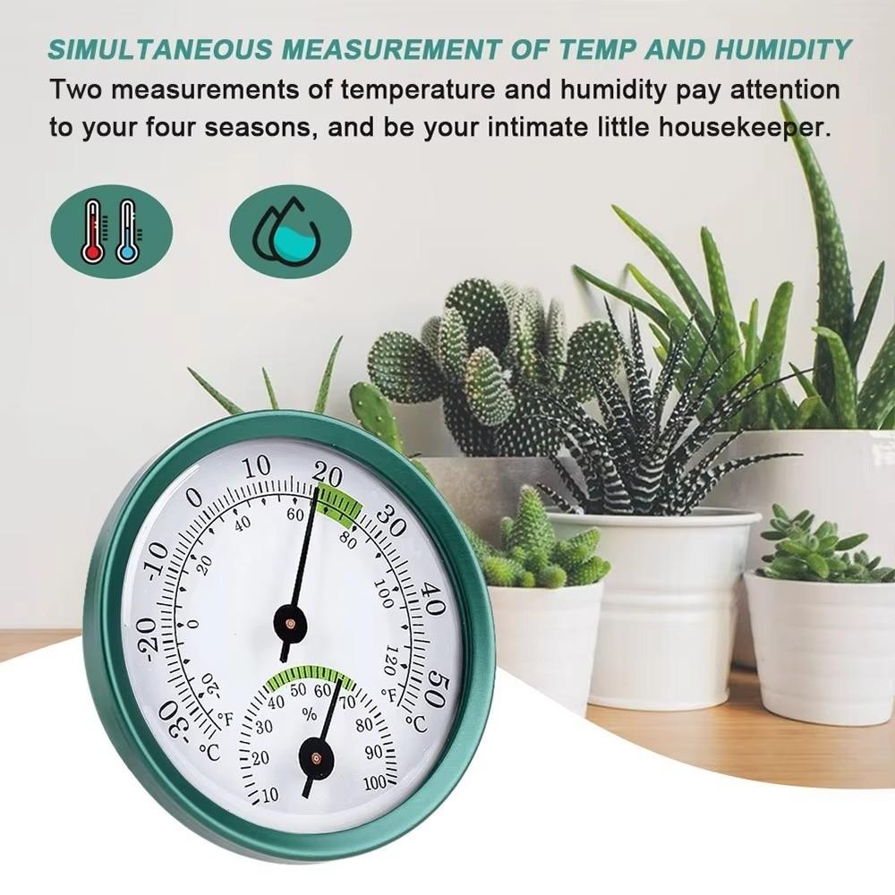 Round Pointer Type Mini Pointer Thermometer 2 in 1 Gauge Analog Hygrometer  Home Supply