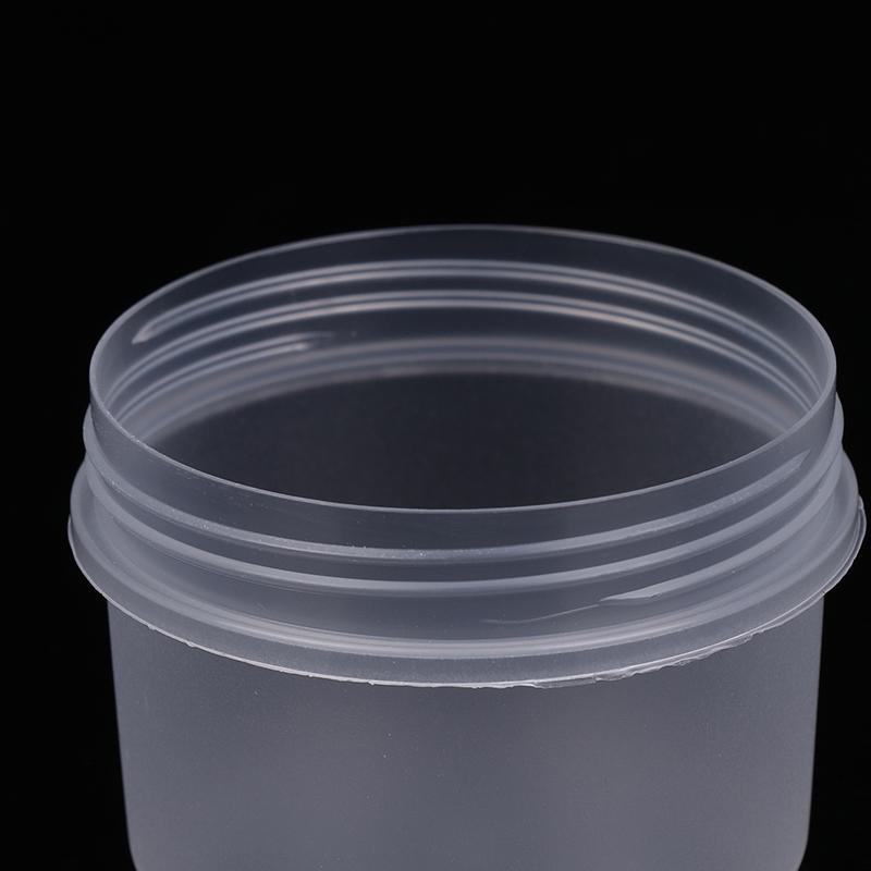 5 Stück nachfüllbare runde leere Plastikgläser mit Deckel, versiegelte Frischhaltebox, tragbare Eiscreme-Joghurt-Aufbewahrungsbehälter, Gefrierbehälter