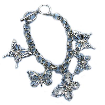 [G9486] - White 'Sissi' Designer Bracelet - 35x20 Mm