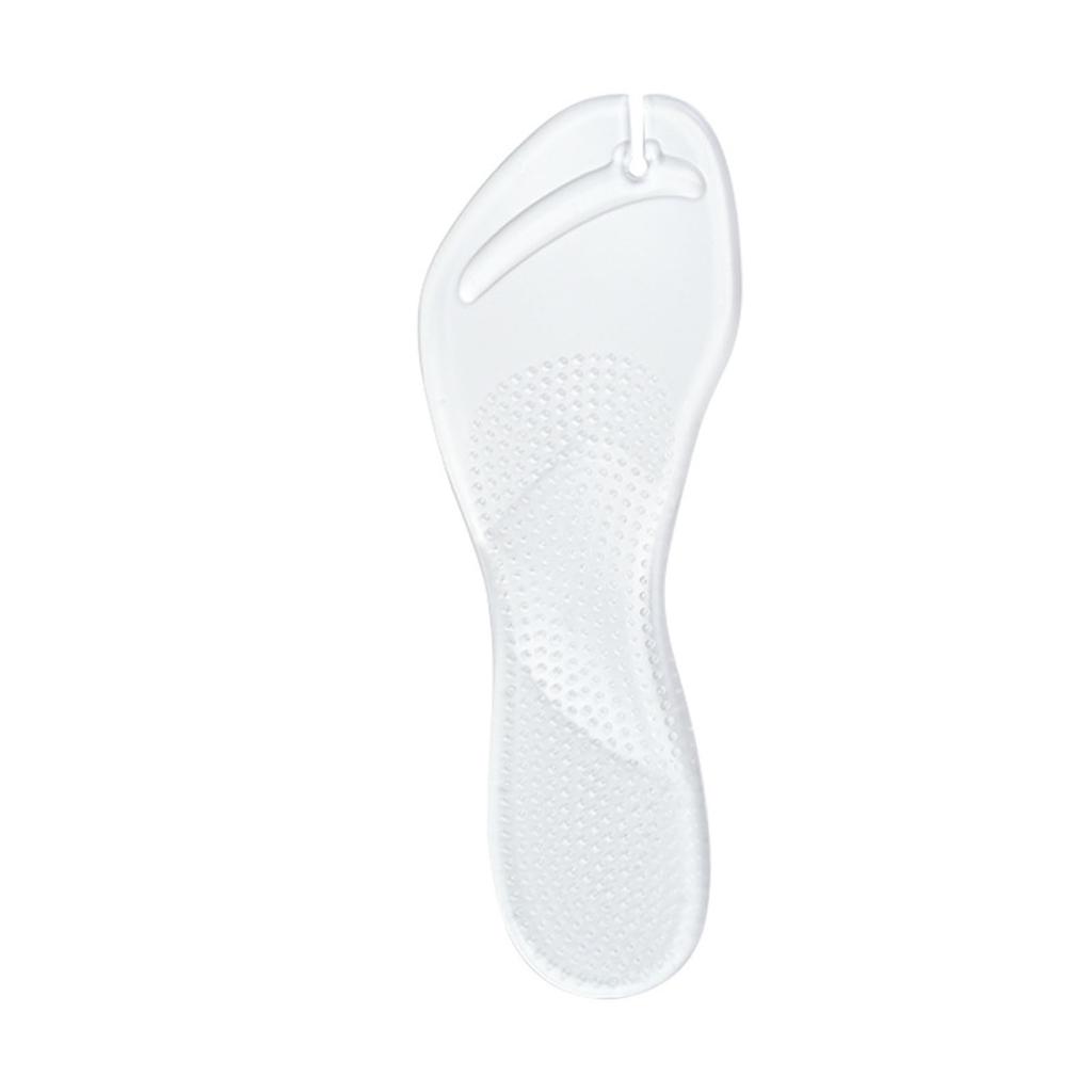 4pcs Flip Flop Insoles Self Adhesive Arch Support Cushion Insert for Thong Sandals Slippers Insoles Transparent