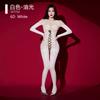 Fashion Sexy Women'S Jumpsuit Front Breast Bandage To Crotch Open Oil Shiny Smooth Tights Hollow Out Woman Shaping Leotard