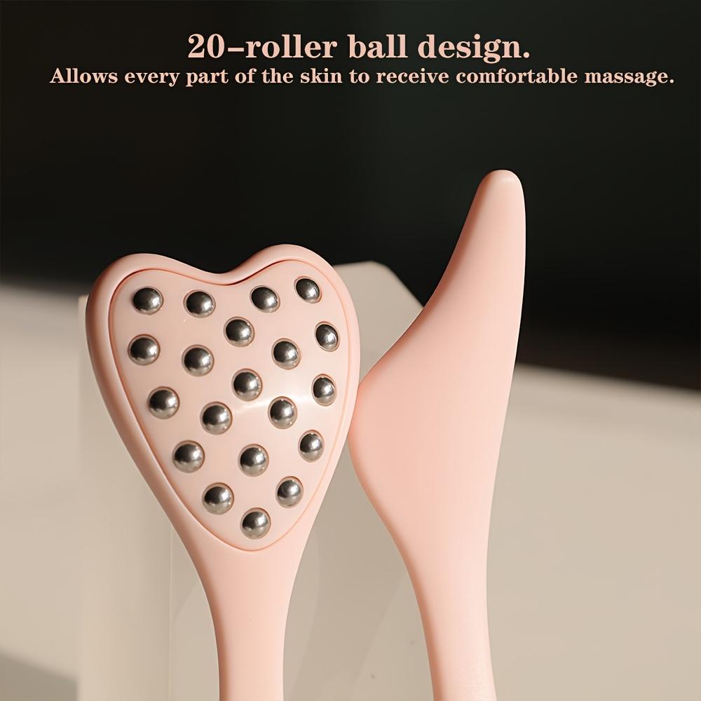 New Facial Care Massage Gua Sha Roller Applicator Enhances Absorption of Skincare Products, Perfect for Facial Spa, A Great Gift for Friends