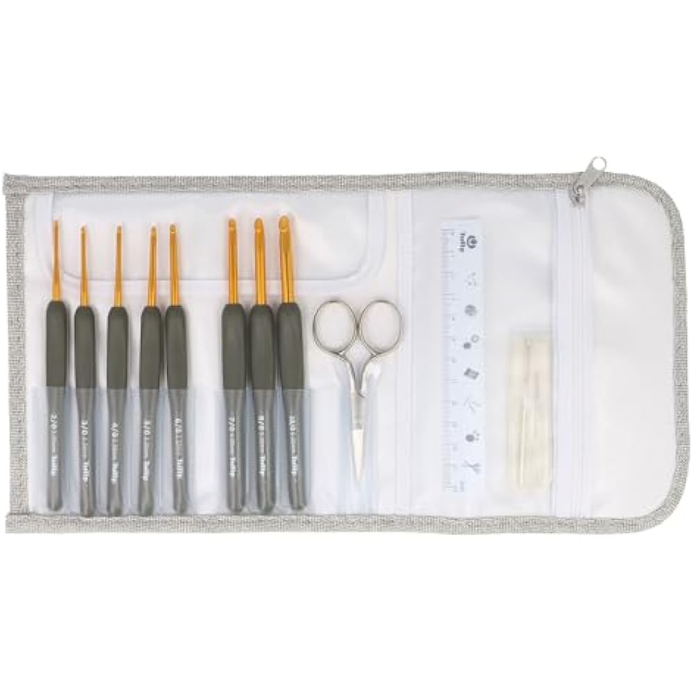 Tulip ETIMO Patterned Key Needle Set Royal Silver TES-001