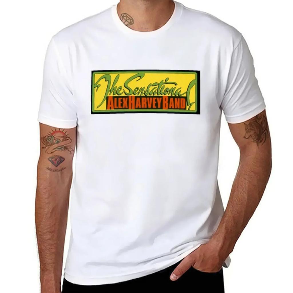 Trendingof The Best Of alex harvey T-Shirt funnys vintage heavy weight t shirts for men
