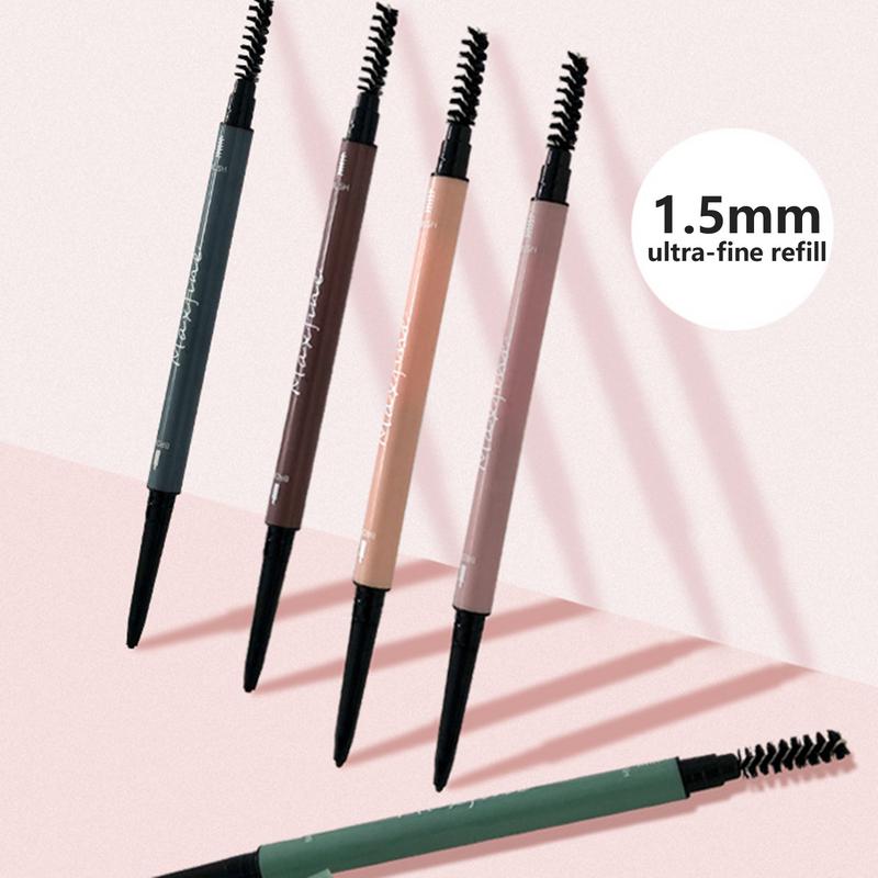 

1 шт., карандаш для бровей, водостойкий, долговечный, усилитель для бровей, карандаш для бровей, двойная головка, ручка для бровей, косметика для макияжа глаз