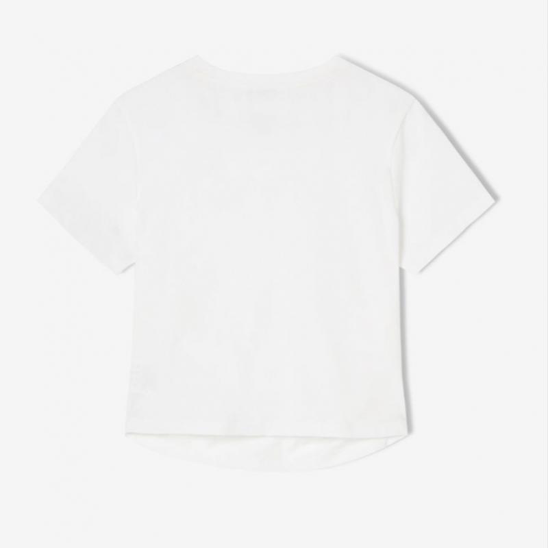 New Balance W Frozen Semi Crop Shirring Short Sleeve Tee B1 nbnef2W542 10 19 41